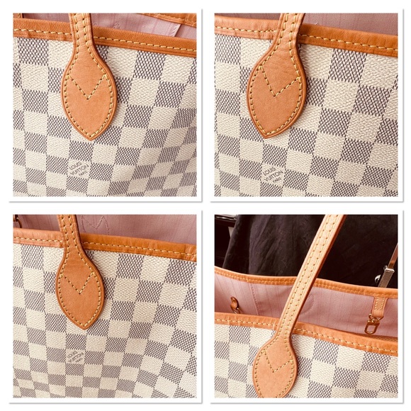 Authentic Louis Vuitton Neverfull GM in Damier Azur Canvas - Picture 12 of 14